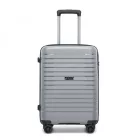 Miss Lulu London KSK2595 - Kono 20-Zoll-Hartschale-karcolásálló PP-Gepäck  Becherhalter, TSA-zár & ausziehbarem Design - Kabinentrolley  Reisen - szürke