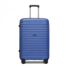 Miss Lulu London KSK2595 - Kono 24-Zoll-Hartschale-karcolásálló PP-Gepäck  Becherhalter, TSA-zár & ausziehbarem Design - Check-in-Gepäck  Reisen - Marineblau