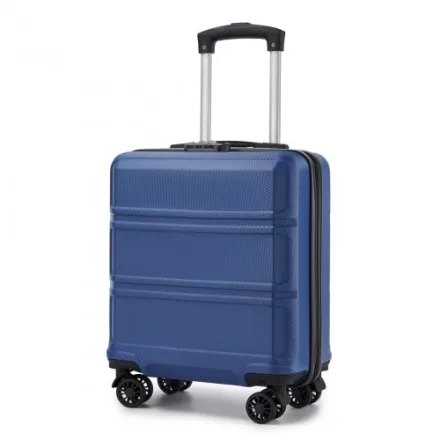 Miss Lulu London KSK2596 - Kono 16-Zoll-ABS-Hartschale-bőrönd unter dem Sitz  Drehrollen - Marineblau