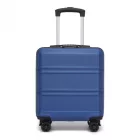 Miss Lulu London KSK2596 - Kono 16-Zoll-ABS-Hartschale-bőrönd unter dem Sitz  Drehrollen - Marineblau