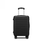 Miss Lulu London KSN2691 - 20 Zoll Handgepäckkoffer, leichter ABS-bőrönd  360° lautlosen Rädern, Zahlenschloss és übersichtlichem Innenraum - fekete