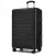 Miss Lulu London KSN2691 - 28 Zoll großer Reisegepäckkoffer, hochwertiger ABS-bőrönd  360° lautlosen Rädern és biztonságos Zahlenschloss - fekete