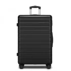 Miss Lulu London KSN2691 - 28 Zoll großer Reisegepäckkoffer, hochwertiger ABS-bőrönd  360° lautlosen Rädern és biztonságos Zahlenschloss - fekete