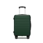 Miss Lulu London KSN2691 - 20 Zoll Handgepäckkoffer, leichter ABS-bőrönd  360° lautlosen Rädern, Zahlenschloss és übersichtlichem Innenraum - zöld