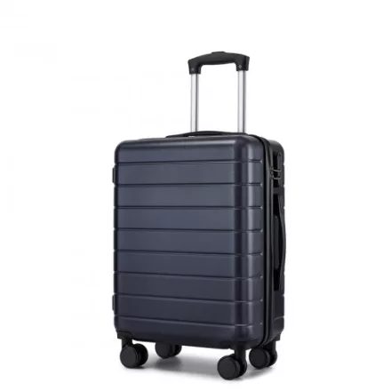 Miss Lulu London KSN2691 - 20 Zoll Handgepäckkoffer, leichter ABS-bőrönd  360° lautlosen Rädern, Zahlenschloss és übersichtlichem Innenraum - Marineblau