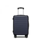 Miss Lulu London KSN2691 - 20 Zoll Handgepäckkoffer, leichter ABS-bőrönd  360° lautlosen Rädern, Zahlenschloss és übersichtlichem Innenraum - Marineblau