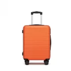 Miss Lulu London KSN2691 - 20 Zoll Handgepäckkoffer, leichter ABS-bőrönd  360° lautlosen Rädern, Zahlenschloss és übersichtlichem Innenraum - narancssárga