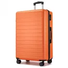 Miss Lulu London KSN2691 - 28 Zoll großer Reisegepäckkoffer, hochwertiger ABS-bőrönd  360° lautlosen Rädern és biztonságos Zahlenschloss - narancssárga