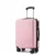 Miss Lulu London KSN2691 - 20 Zoll Handgepäckkoffer, leichter ABS-bőrönd  360° lautlosen Rädern, Zahlenschloss és übersichtlichem Innenraum - rózsaszín