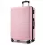Miss Lulu London KSN2691 - 28 Zoll großer Reisegepäckkoffer, hochwertiger ABS-bőrönd  360° lautlosen Rädern és biztonságos Zahlenschloss - rózsaszín