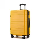 Miss Lulu London KSN2691 - 24 Zoll Reisegepäckkoffer, robuster ABS-bőrönd  360° lautlosen Rollen és biztonságos Zahlenschloss - sárga