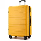Miss Lulu London KSN2691 - 28 Zoll großer Reisegepäckkoffer, hochwertiger ABS-bőrönd  360° lautlosen Rädern és biztonságos Zahlenschloss - sárga