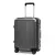 Miss Lulu London KSS2481 - Supercase tartós 20 Zoll PC Hardshell Aluminium-váz bőrönd  TSA zár - fekete