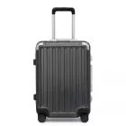 Miss Lulu London KSS2481 - Supercase tartós 20 Zoll PC Hardshell Aluminium-váz bőrönd  TSA zár - fekete
