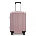 Miss Lulu London KSS2481 - Supercase tartós 20 Zoll PC Hardshell Aluminium-váz bőrönd  TSA zár - Nude