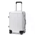Miss Lulu London KSS2481 - Supercase tartós 20 Zoll PC Hardshell Aluminium-váz bőrönd  TSA zár - Weiß