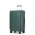 Miss Lulu London KSS2495 - Supercase 24 Zoll Schlank Geometrisches minta Harte Schale ABS+PC Check-In-bőrönd  TSA-zár  müheloses Reisen - Militärgrün