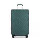 Miss Lulu London KSS2495 - Supercase 28 Zoll bőrönd  elegantem geometrischen minta  ABS+PC és TSA-zár  müheloses Reisen - Militärgrün