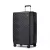 Miss Lulu London KSS2495 - Supercase 28 Zoll bőrönd  elegantem geometrischen minta  ABS+PC és TSA-zár  müheloses Reisen - fekete