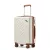 Miss Lulu London KSS2495 - Supercase 20 Zoll Schlank Geometrisches minta Harte Schale ABS+PC Kabine kézipoggyász bőrönd  TSA-zár - Creme és barna