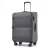 Miss Lulu London KSB2597 - British utazó Eleganter, robuster 24-Zoll-Weichschalenkoffer  leisen TPE-Rollen, TSA-Sicherheit és erweiterbarem Volumen - szürke