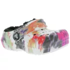 crocs classic lined tie-dye gyerek házicipő bélelt papucs dupla crocs kényelemmel színes Méret:22_23