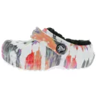 crocs classic lined tie-dye gyerek házicipő bélelt papucs dupla crocs kényelemmel színes Méret:22_23