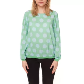   Aniston női s blúz Ing all-over  dots nyomtatott, figura-hugging 37847721 zöld/kék Méret: 36
