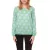 Aniston női s blúz Ing all-over  dots nyomtatott, figura-hugging 37847721 zöld/kék Méret: 36