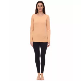   OTTO products hosszú-sleeved Ing sustainable női s pamut Ing 25824245 apricot Méret: 34