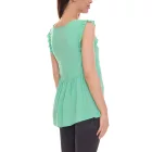 Aniston alkalmi női s blúz Top  summer blúz  V-nyak 57166816 zöld Méret: 36