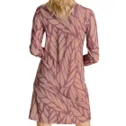 BOYSEN'S női mini ruha all-over mintával, hosszú ujjú ruha, jersey ruha 92753753 piros/barna Méret:42