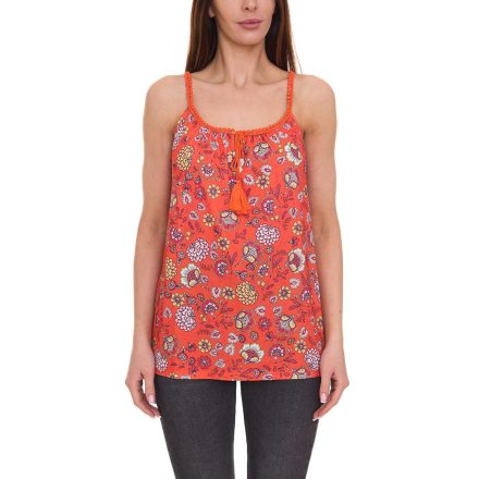 melrose Tussle női s kötött Top virágos spaghetti Top  bojt 76377235 narancssárga Méret: 36