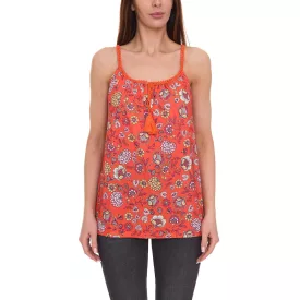   melrose Tussle női s kötött Top virágos spaghetti Top  bojt 76377235 narancssárga Méret: 38