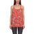 melrose Tussle női s kötött Top virágos spaghetti Top  bojt 76377235 narancssárga Méret: 38