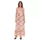 Aniston CASUAL női maxi ruha all-over mintával nyári ruha 46746028 Színes Méret:42