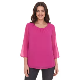   Aniston SELECTED női s trendi summer blúz  3/4 ujj 16113300 rózsaszín Méret: 38