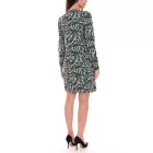 Aniston SELECTED női mini ruha all-over mintával hosszú ujjú ruha 88938605 fekete/zöld/bézs Méret:44