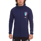 PUMA FIGC Coach férfi s Sweat dzseki kabát Kabát Training dzseki kabát Kabát Italy Fanwear 767108 13 sötét kék Méret: S