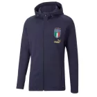 PUMA FIGC Coach férfi s Sweat dzseki kabát Kabát Training dzseki kabát Kabát Italy Fanwear 767108 13 sötét kék Méret: S