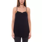 melrose női s Top  rivets spaghetti straps Top 32530531 fekete Méret: 34