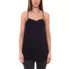   melrose női s Top  rivets spaghetti straps Top 32530531 fekete Méret: 34