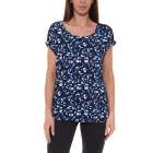 BOYSEN S női s Ing blúz, airy summer Ing  a simple vissza 96935859 kék Méret: 36