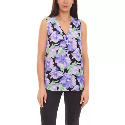 Aniston alkalmi női s blúz Top  virágos print in a tie-dye look 10019364 lila/zöld/fehér Méret: 36