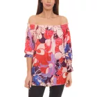 Aniston alkalmi női s summer blúz  all-over print, off-the-válltáska summer Ing 15622313 rózsaszín/piros Méret: 36
