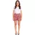 MELROSE női s summer Sort Rövidnadrág jersey Sort Rövidnadrág  all-over virágos print 90853107 rózsaszín/piros/kék Méret: 34