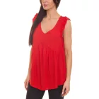 Aniston alkalmi női s blúz Top  ruffle részletek summer Ing 60330626 piros Méret: 36