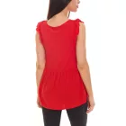 Aniston alkalmi női s blúz Top  ruffle részletek summer Ing 60330626 piros Méret: 40