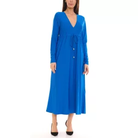   Aniston alkalmi női s summer ruha maxi ruha hosszú újj ruha 49417724 kék Méret: 38