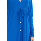 Aniston CASUAL női nyári ruha maxi ruha hosszú ujjú ruha 49417724 kék Méret:38